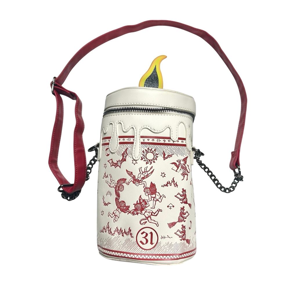 Disney x Loungefly | Women | Hocus Pocus Black Flame Candle Cylinder Bag - Picture 4 of 16